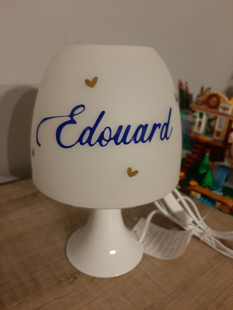 Gepersonaliseerde kinderlamp met naam
