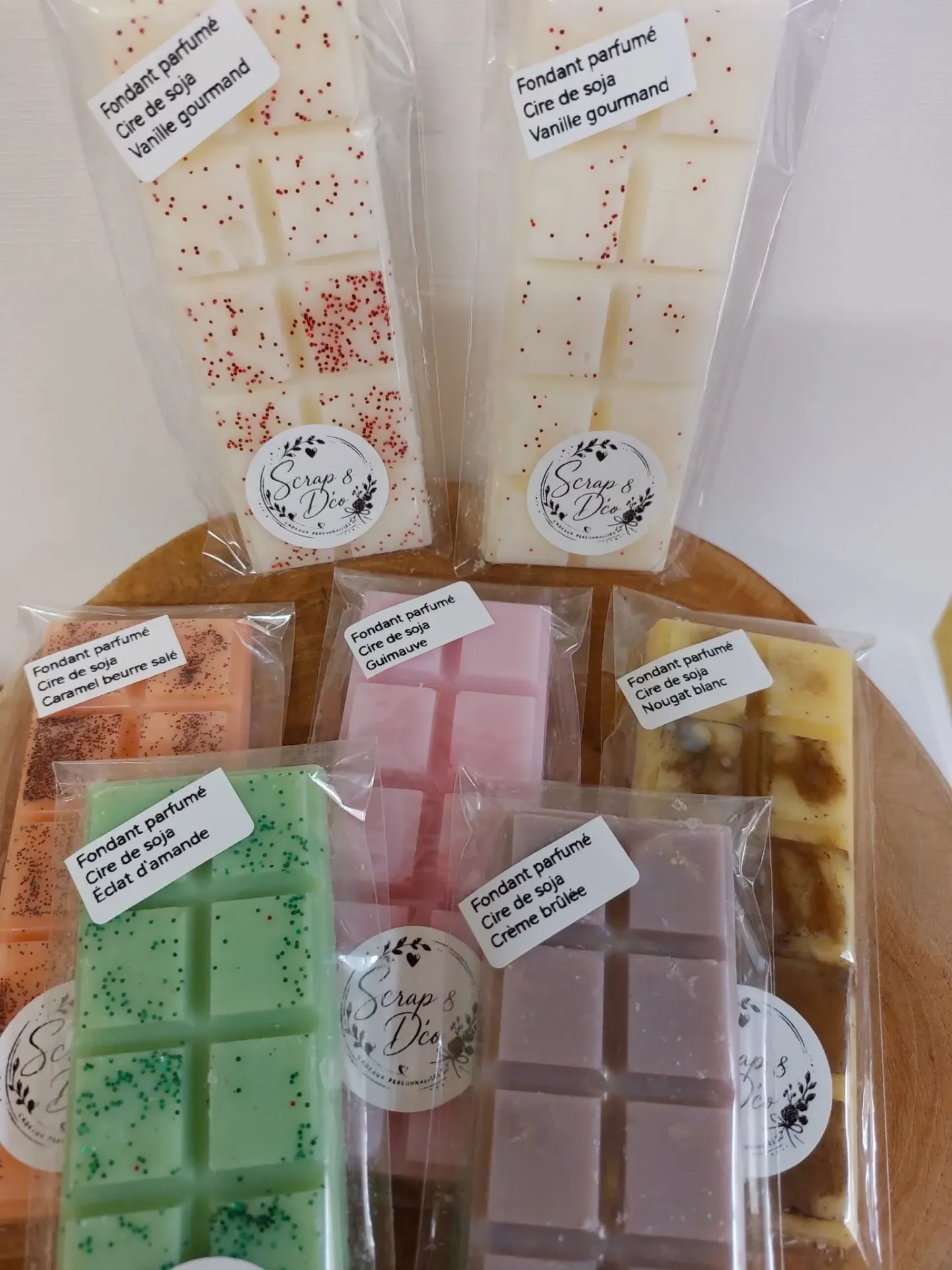 tablette de fondant parfumé